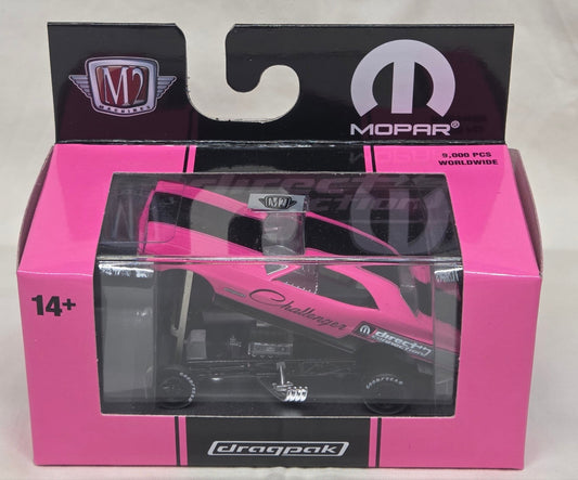 M2 Machines 1971 Dodge Challenger Funny Car - Pink