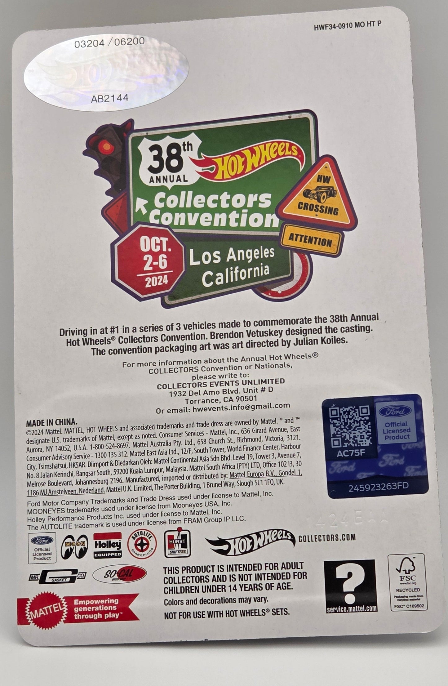 Hot Wheels 38th Collector's Convention '32 Ford