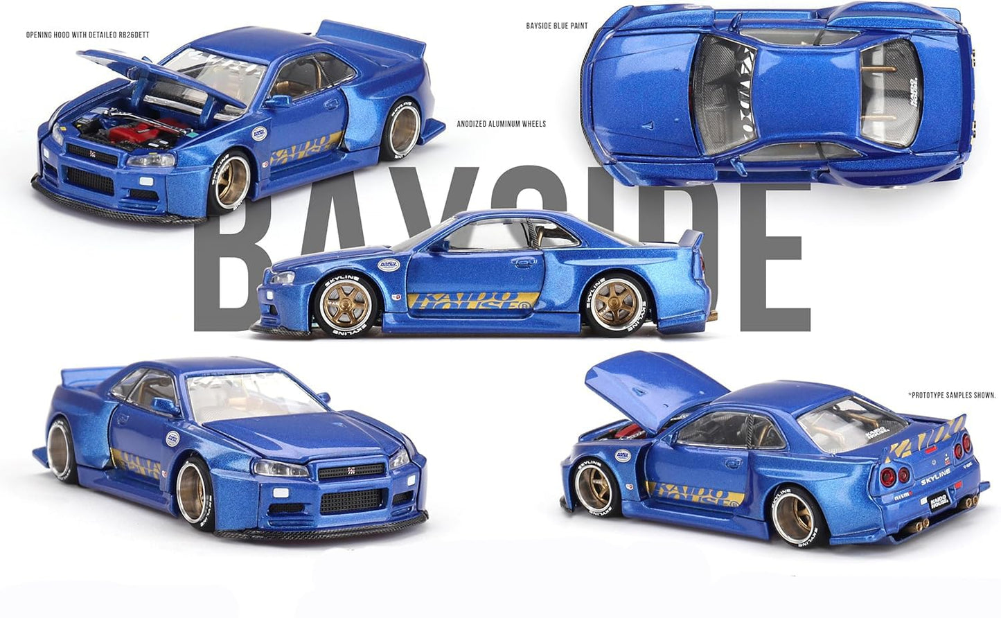 Kaido House Nissan Skyline GT-R R34 Blue