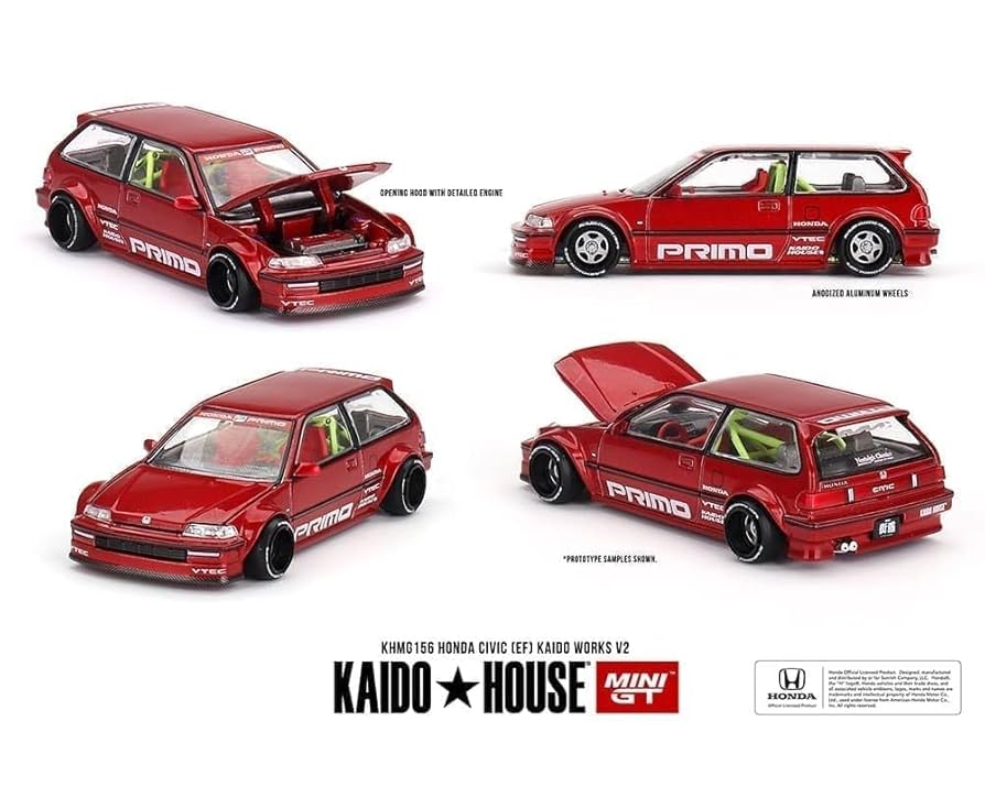 Kaido House Honda Civic EF Red